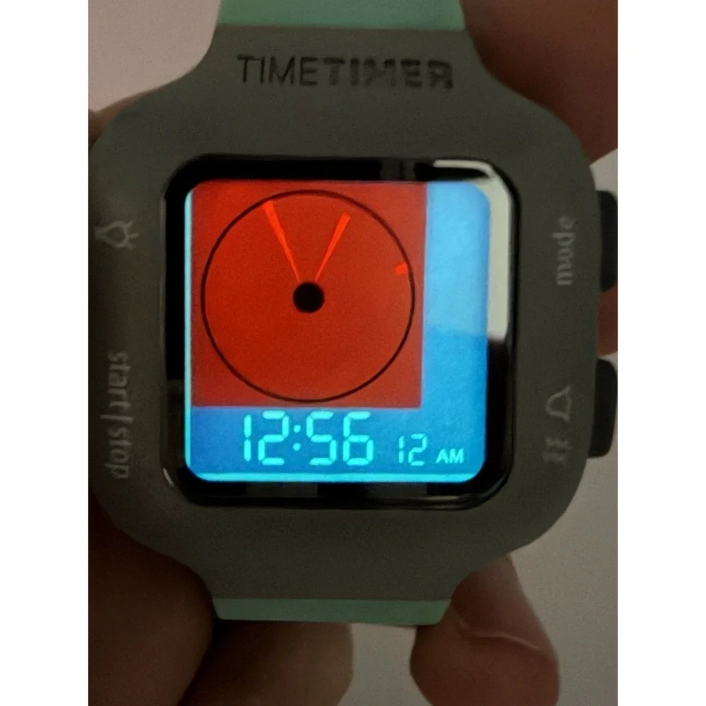 Time Timer New Battery Green Digital With Analog Style 38MM 7.5